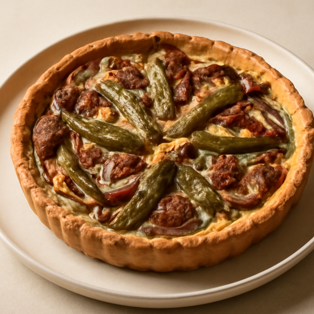 LORENNE PEPERONI VERDI E SALSICCIA