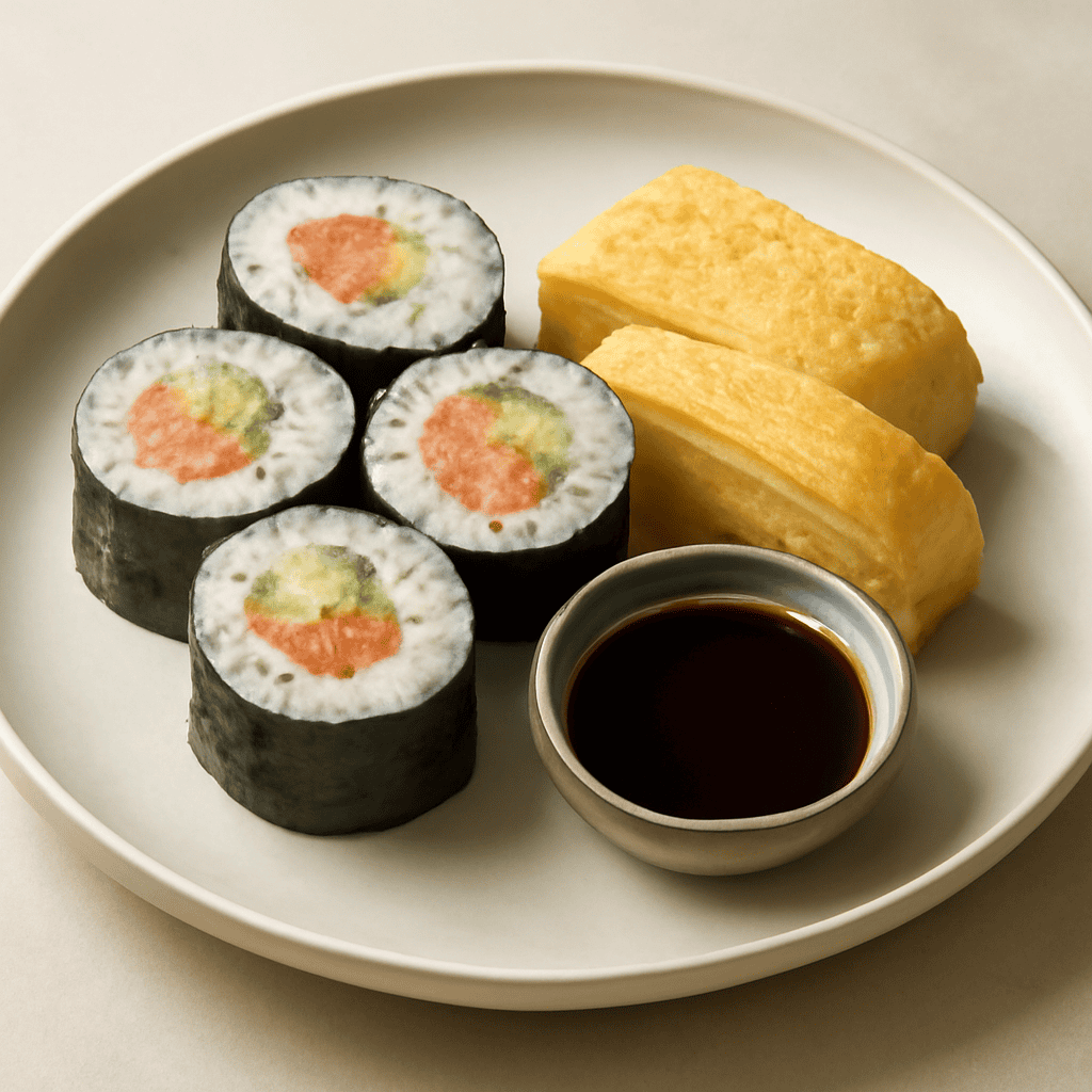 maki sushi e tamagoyaki