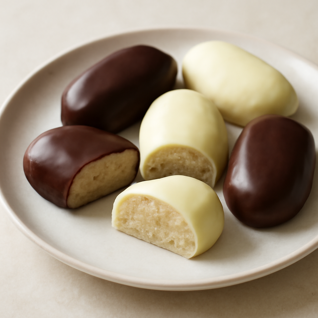 Marzapane pugliese ricoperto di cioccolato