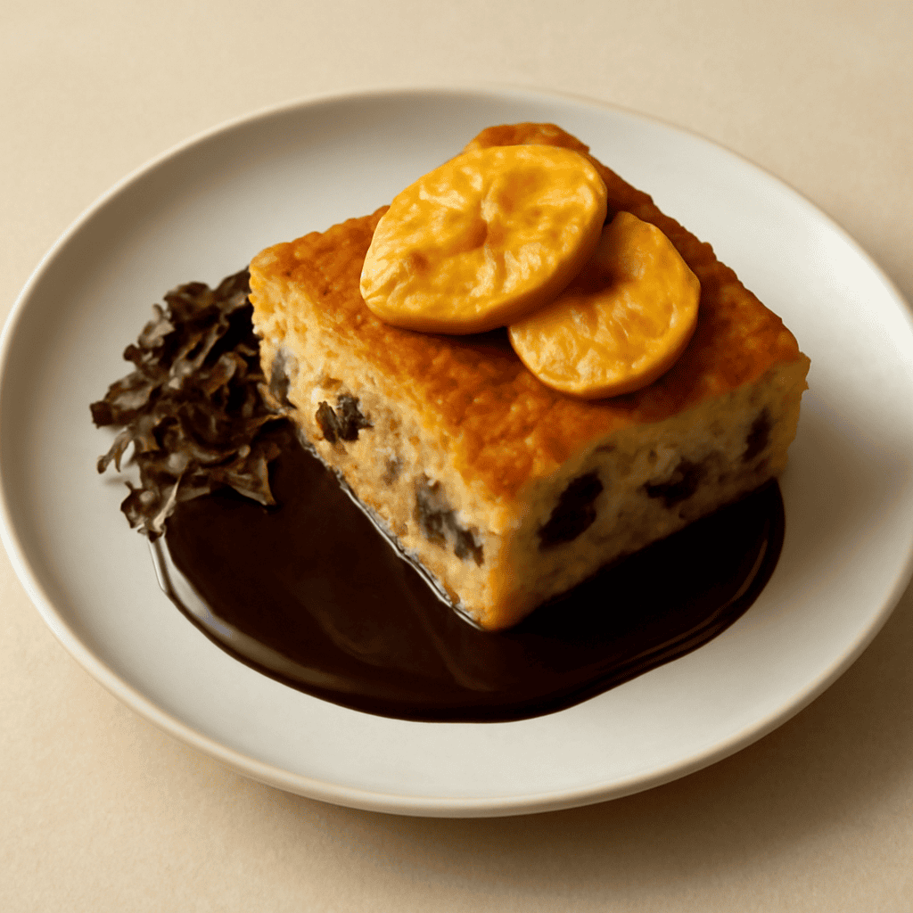Mattonella banana e cioccolato