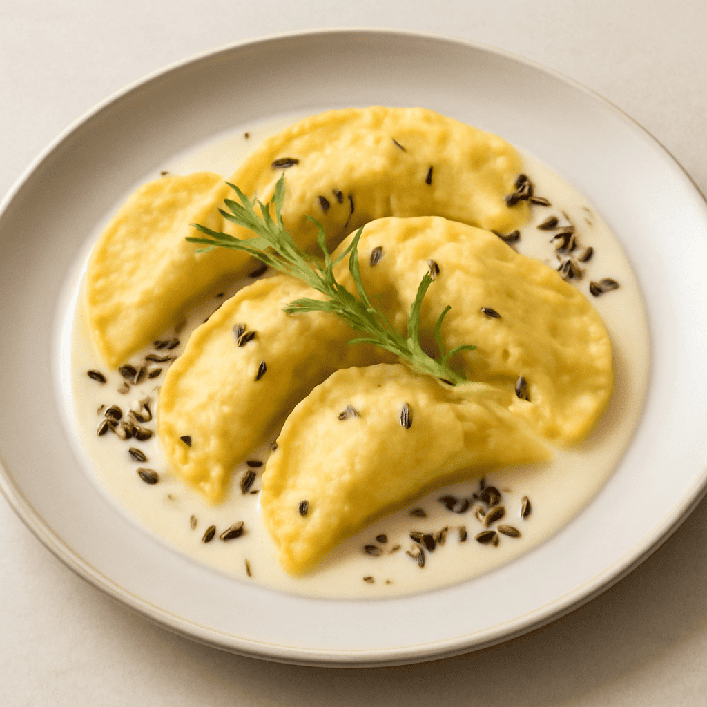 MEZZELUNE AL ROSMARINO E CIOCCOLATO BIANCO