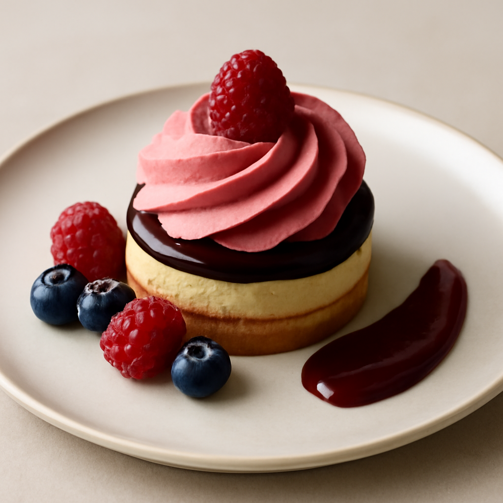 Mignon con mousse ai frutti di bosco