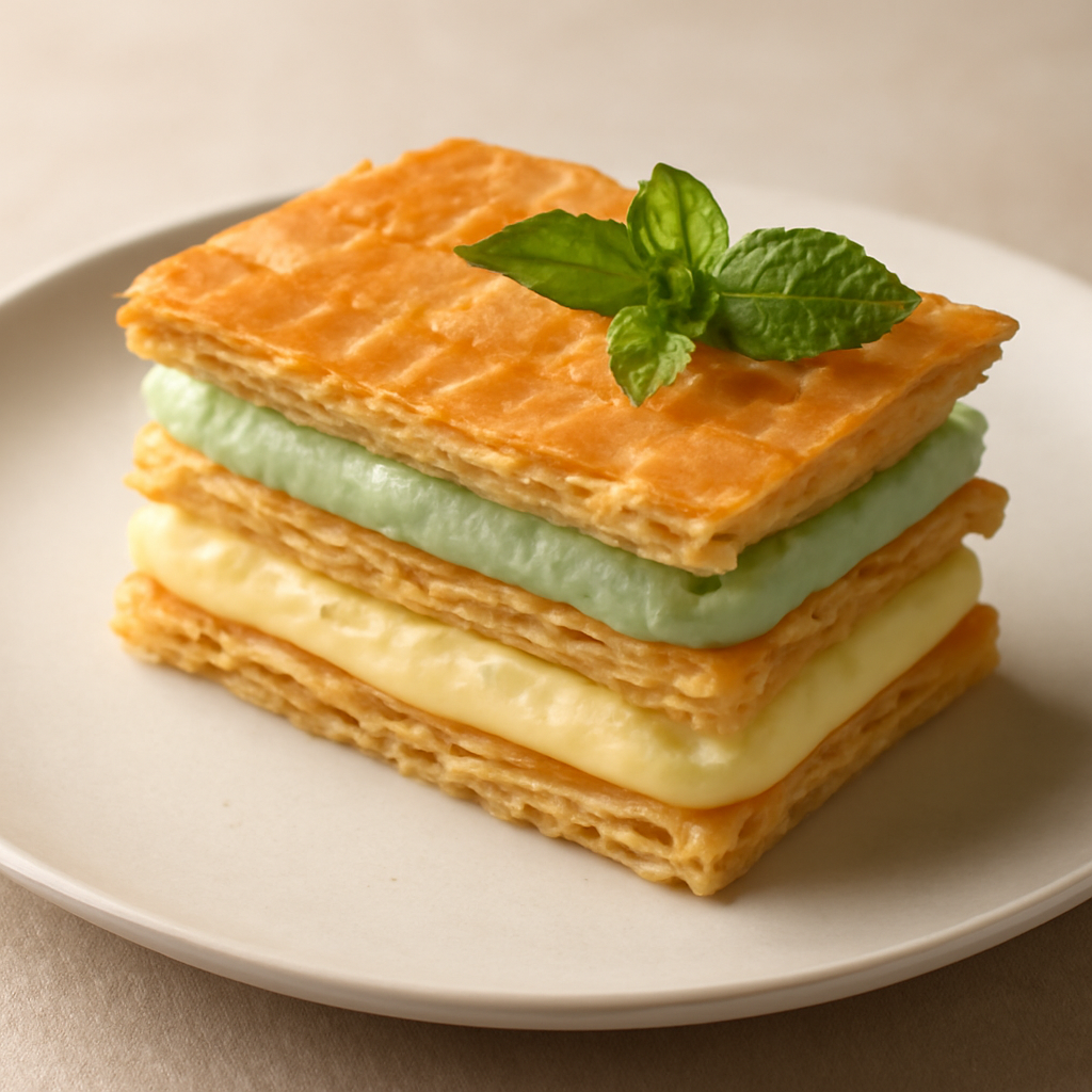 Mille foglie rum e menta