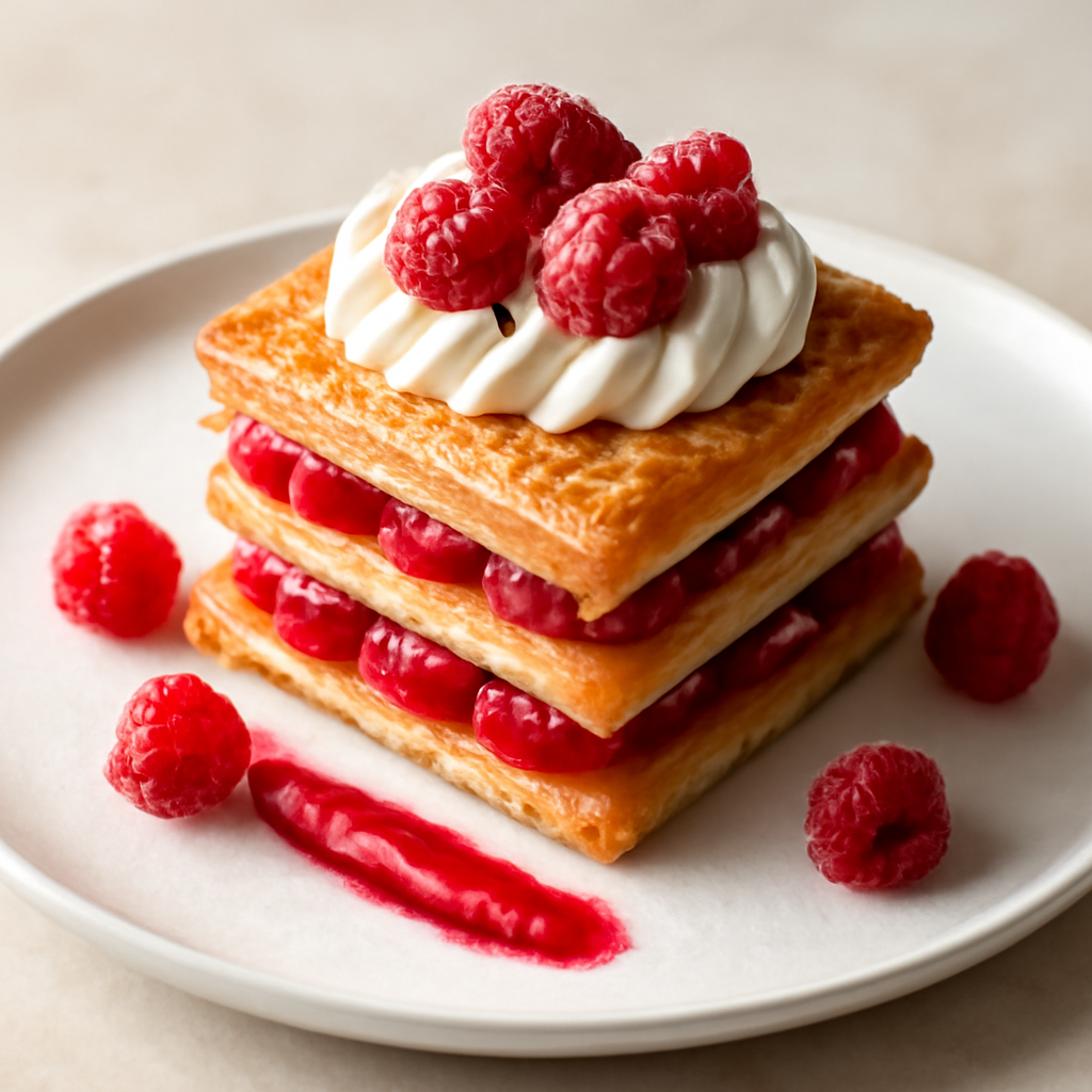Millefoglie al lampone