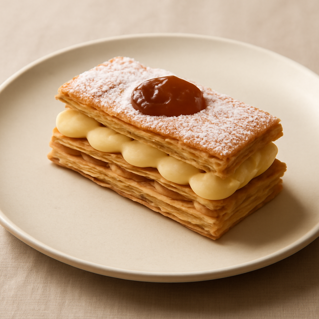 Millefoglie alla crema di whisky