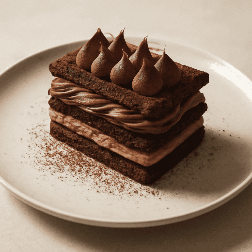 Millefoglie di bisquit