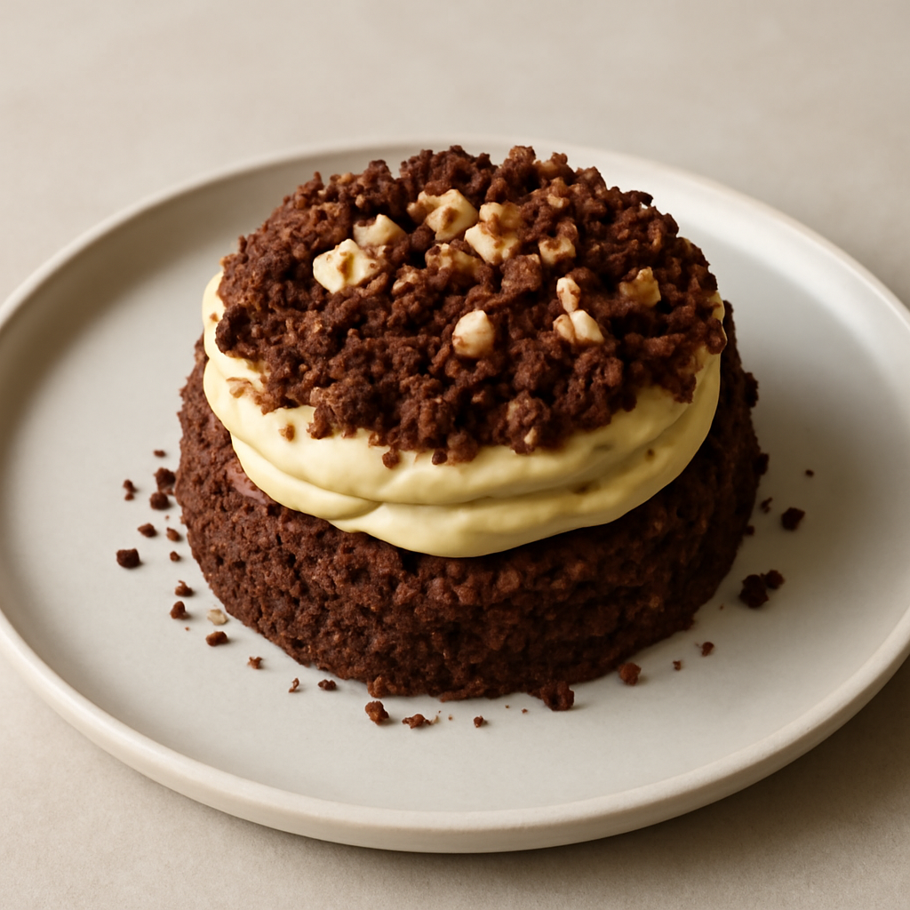 mimosa al cacao con crema di nocciole