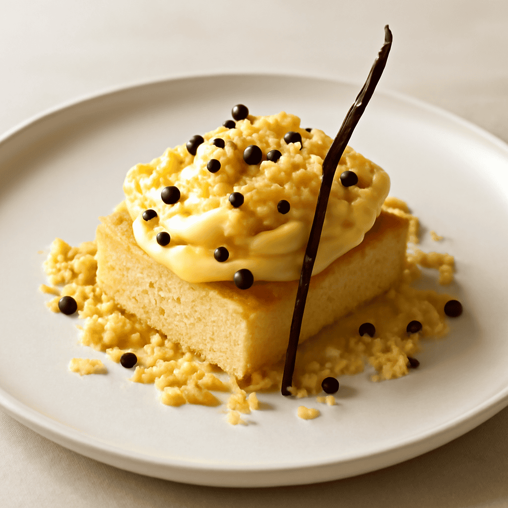 Mimosa con crema zabaione ai 4 liquori