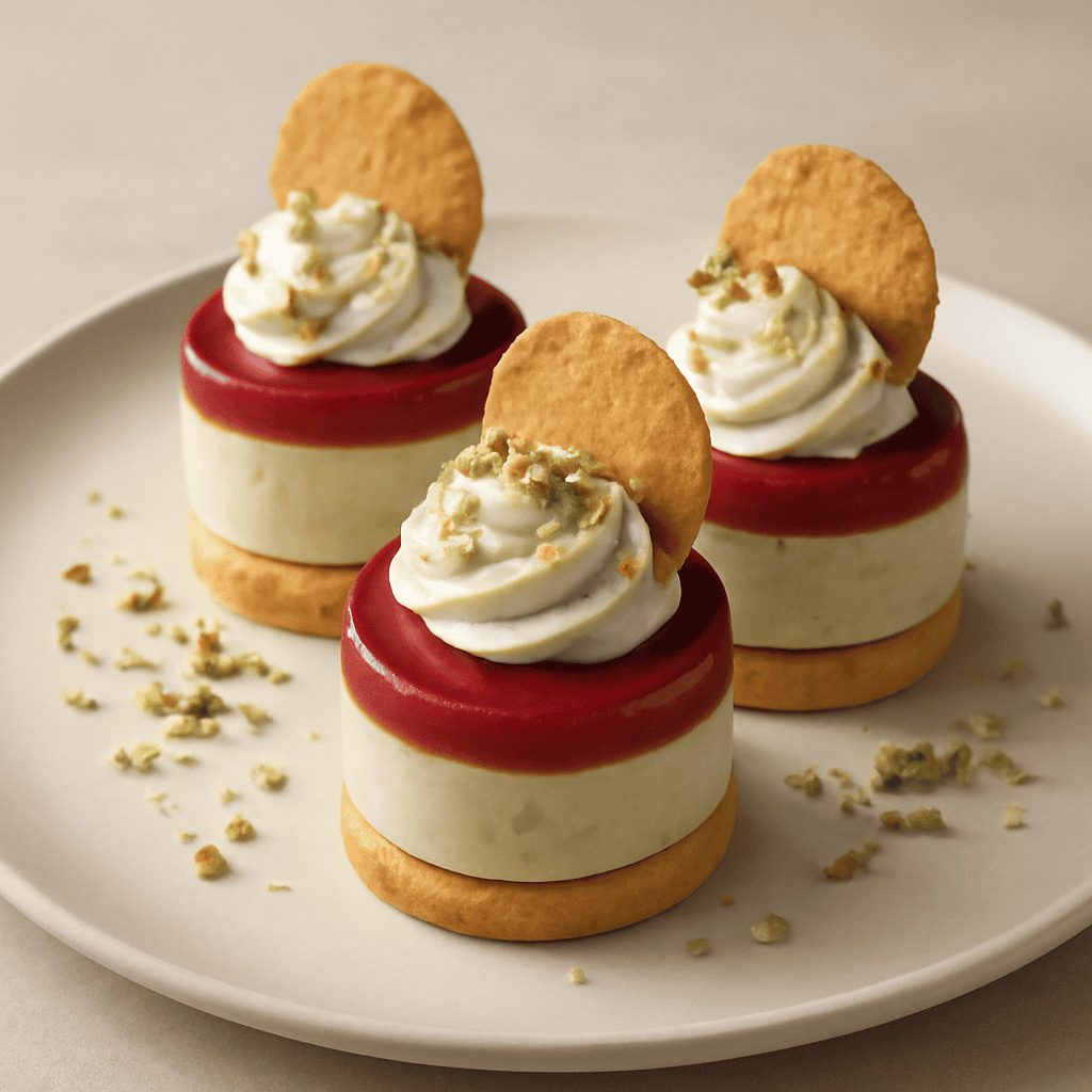 Mini bavaresi al pistacchio
