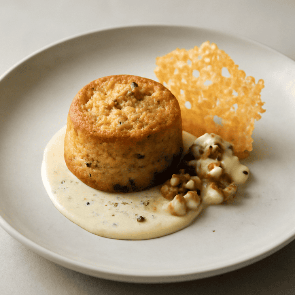 Mini cake noci pere e formaggio