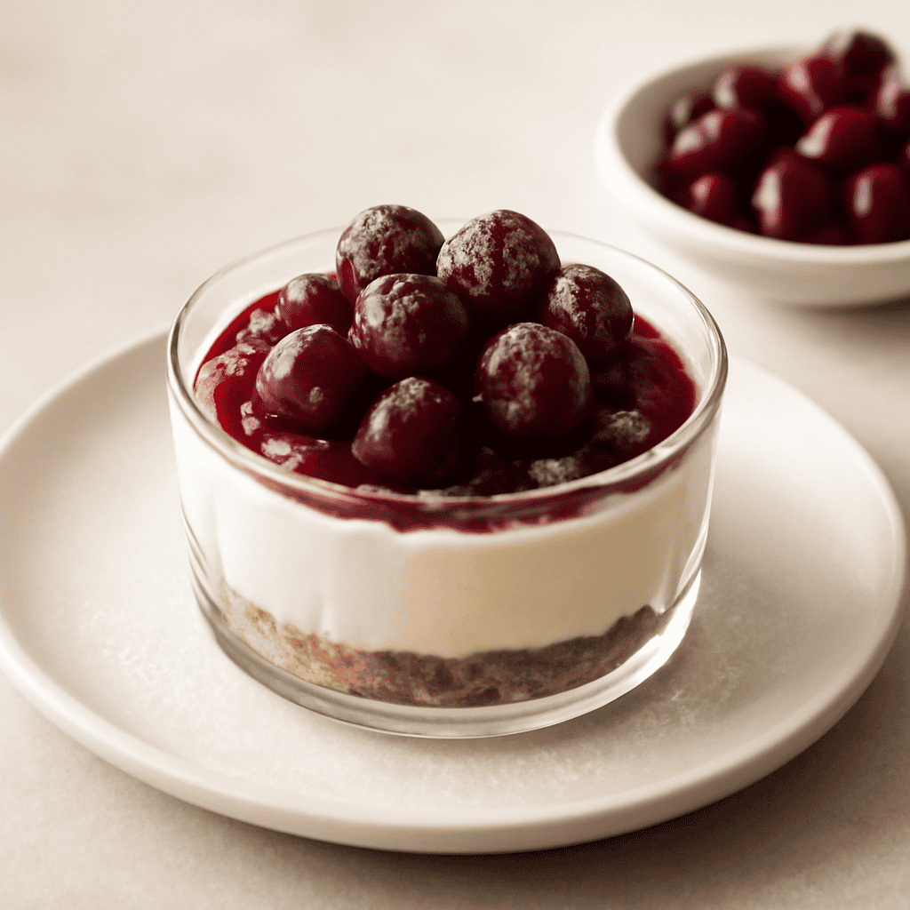 Mini Cheesecake alle ciliegie