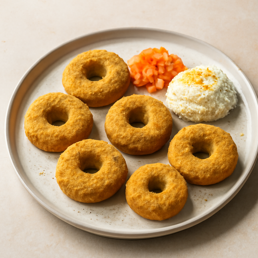 Mini ciambelloni curry e carote