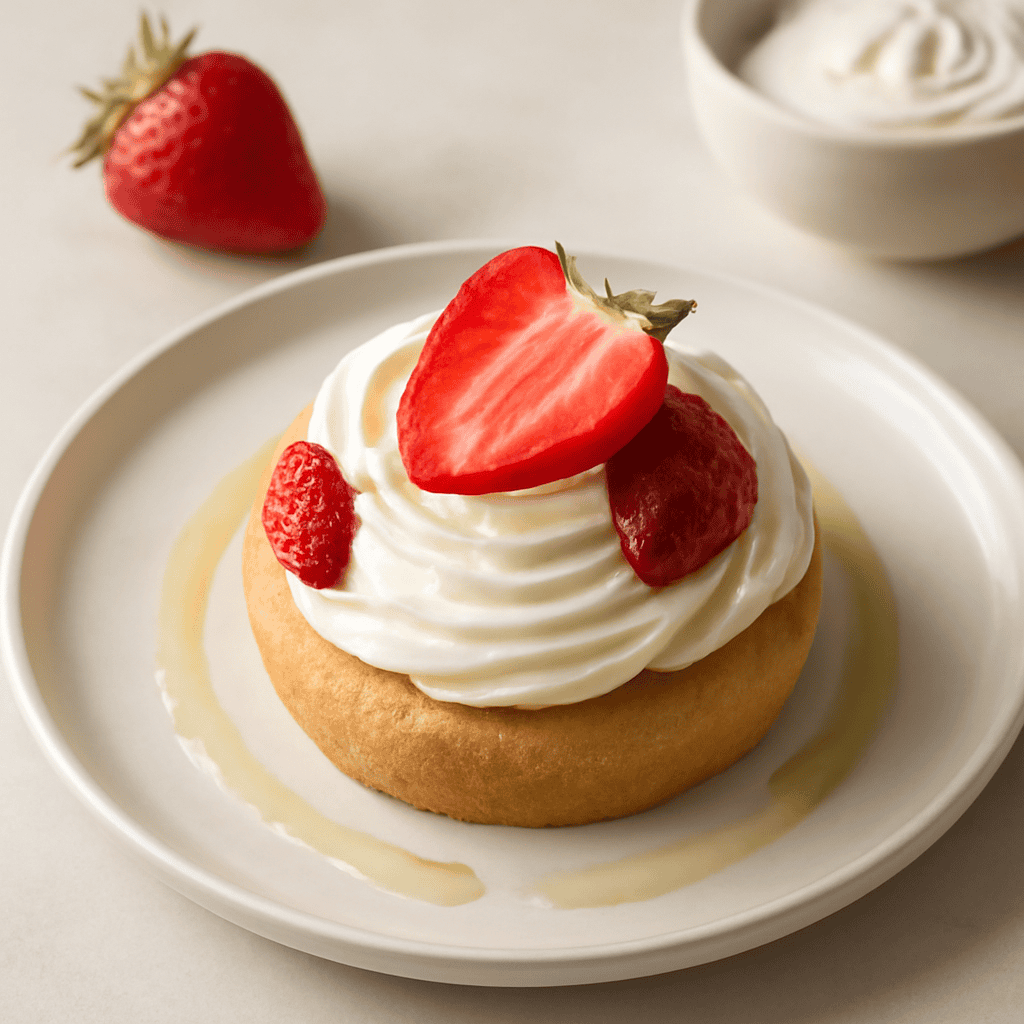 Mini Genoise alle fragole ( con Cremolì )