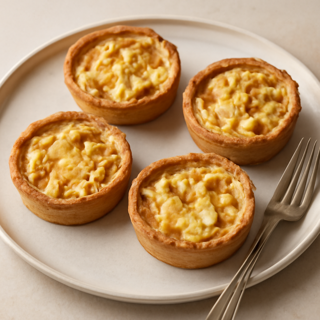 Mini quiche mele e gruyere