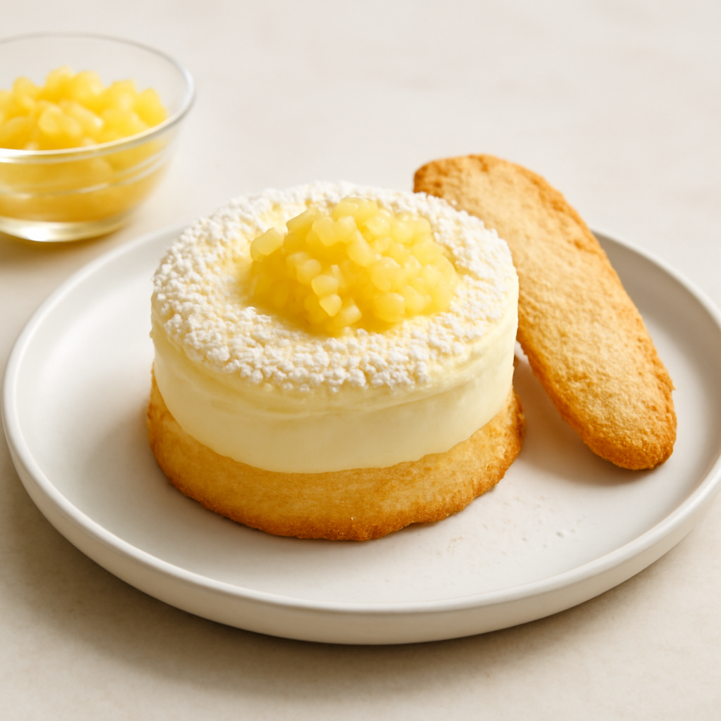 Mini torta pina colada