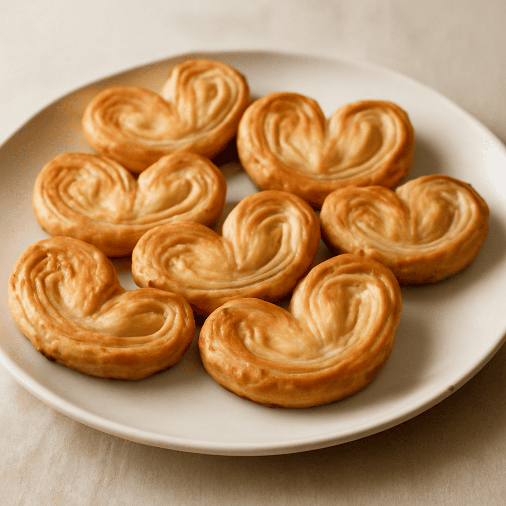 Mini ventagli di pasta sfoglia