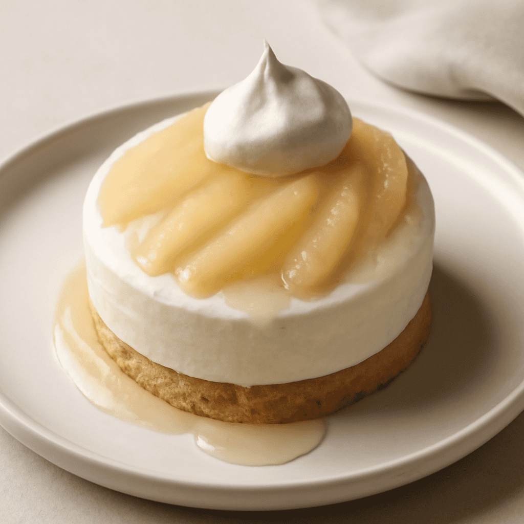 Mousee ricotta e pere