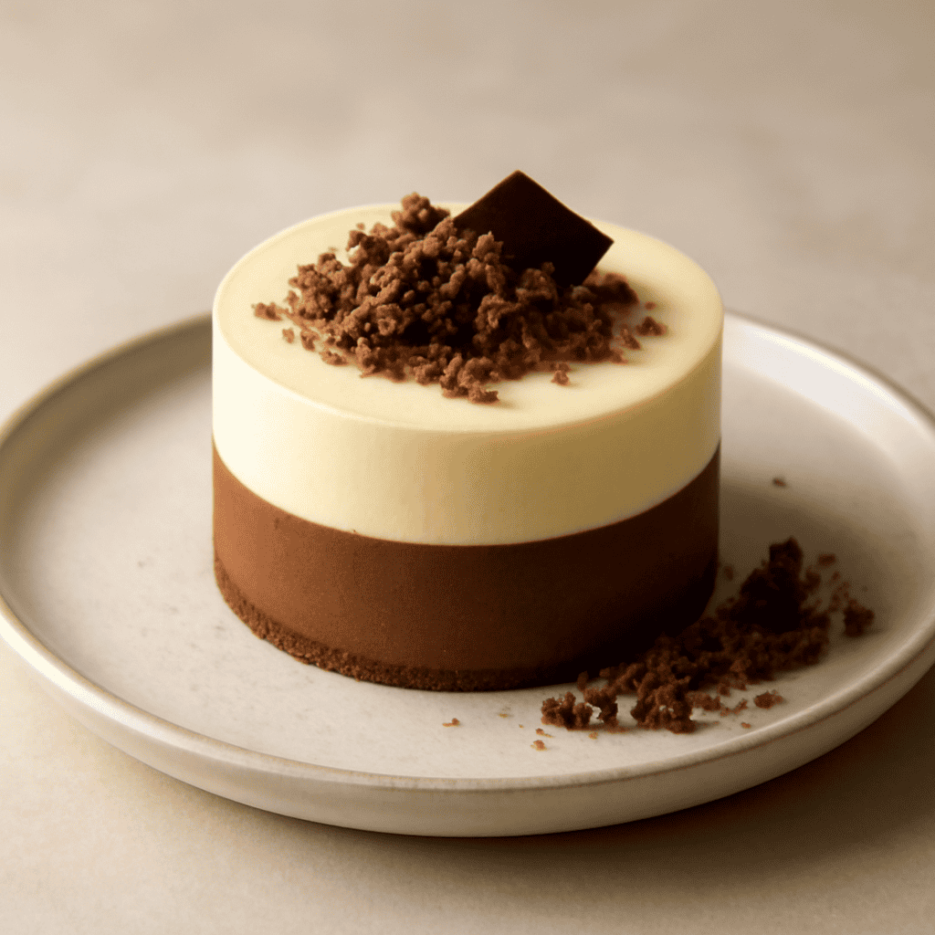 Mousse ai due cioccolati