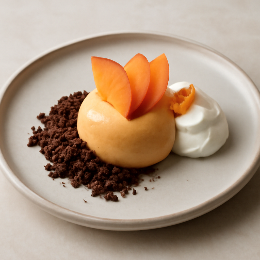 mousse al cachi