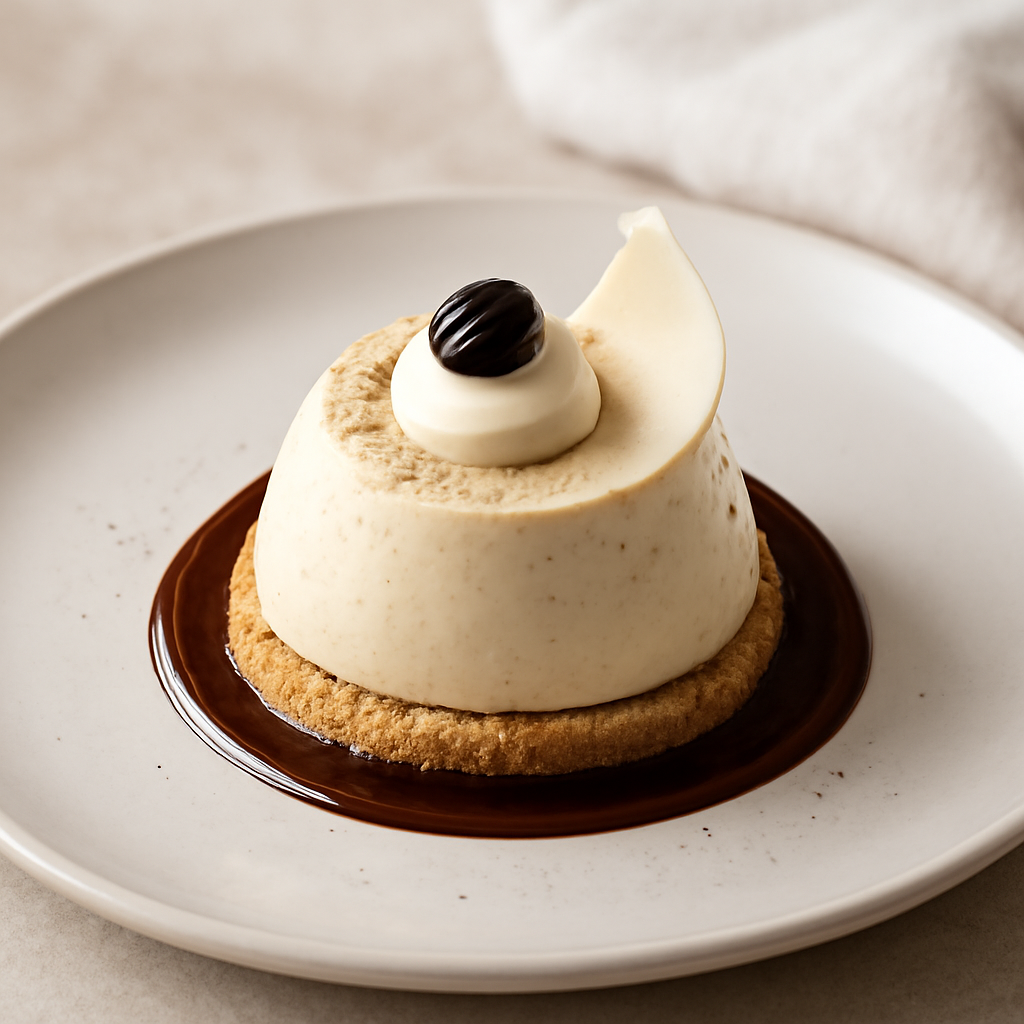 Mousse al cioccolato bianco e caffè