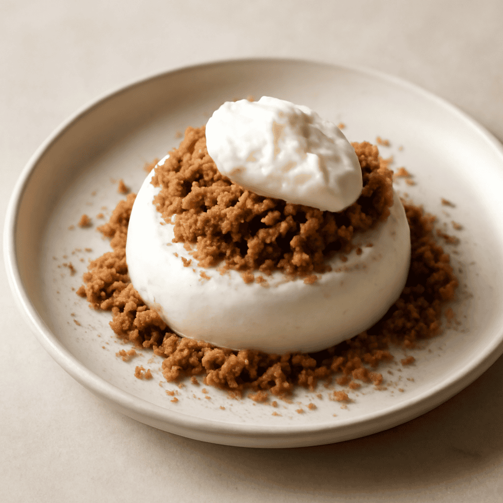 MOUSSE AL COCCO E CRUMBLE