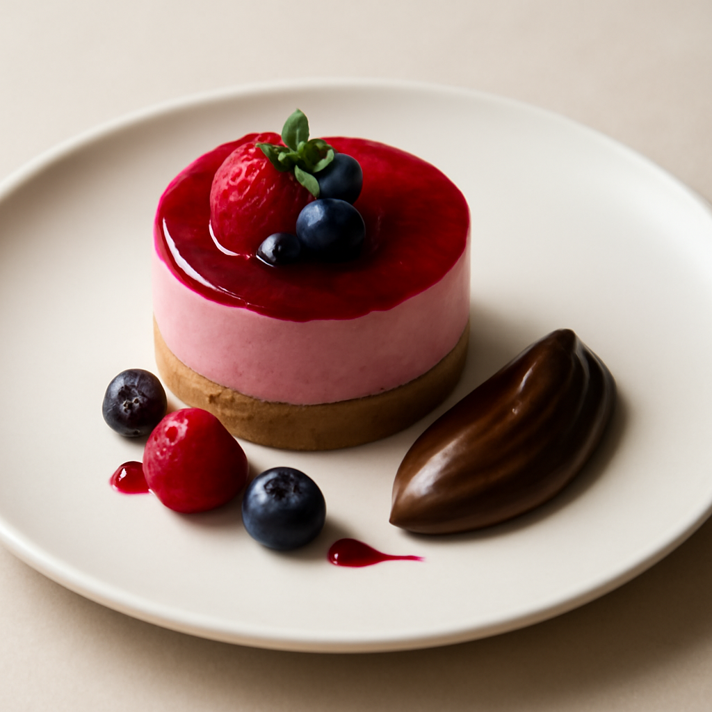 MOUSSE AL FORMAGGIO E FRUTTI DI BOSCO