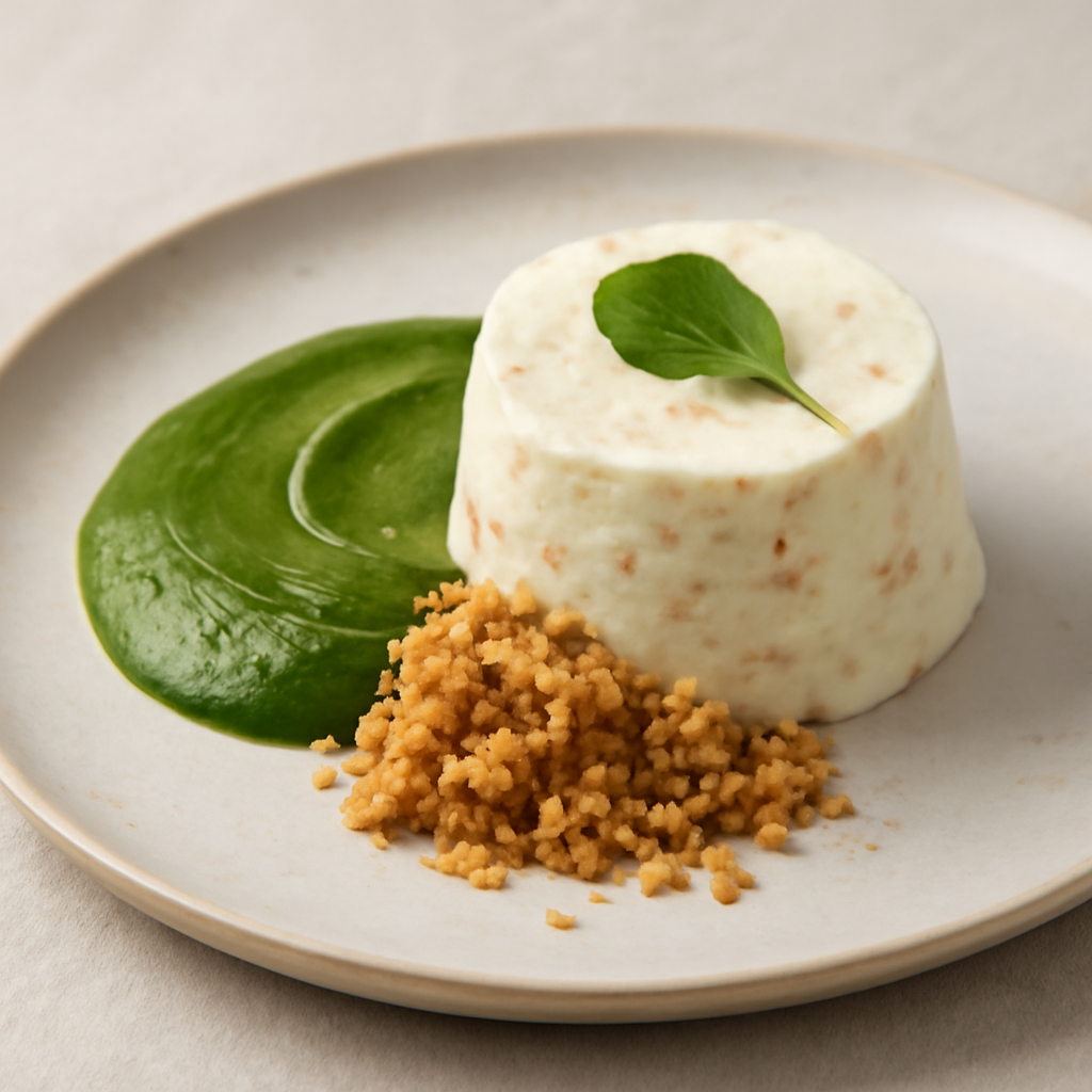 MOUSSE ALLA RICOTTA E BAVARESE AGLI SPINACI