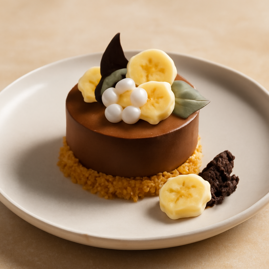 Mousse cioccolato e banana