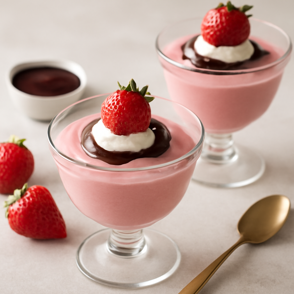 Mousse di fragole per 2 persone