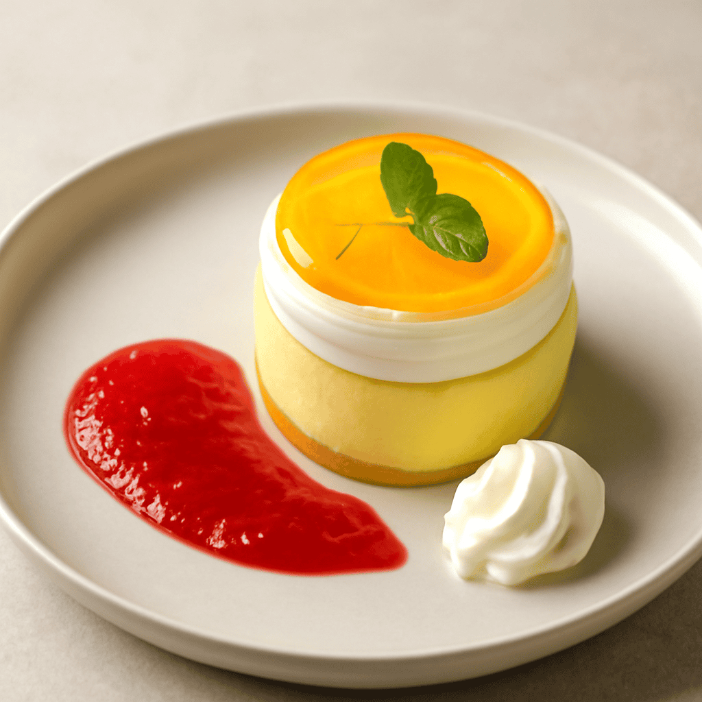 Mousse di limone e zafferano