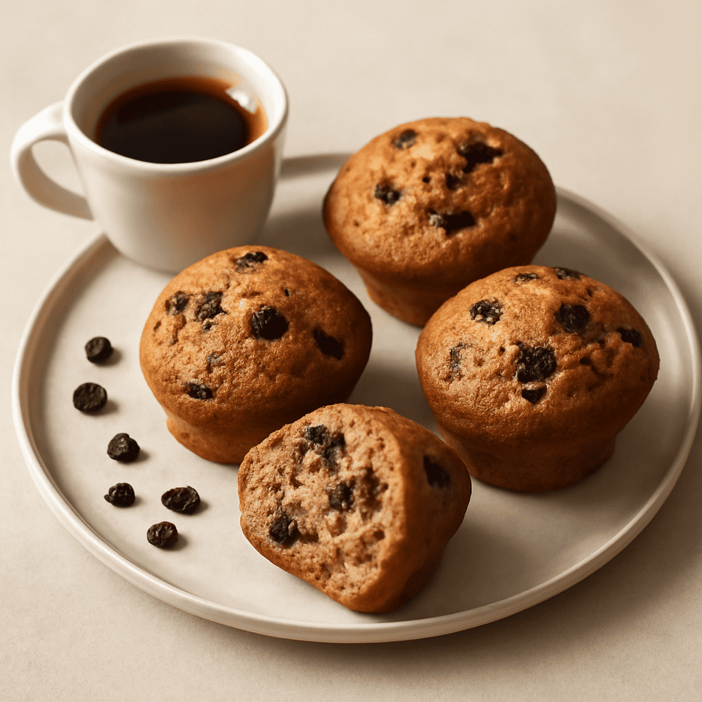 Muffin al Caffè e Cioccolato