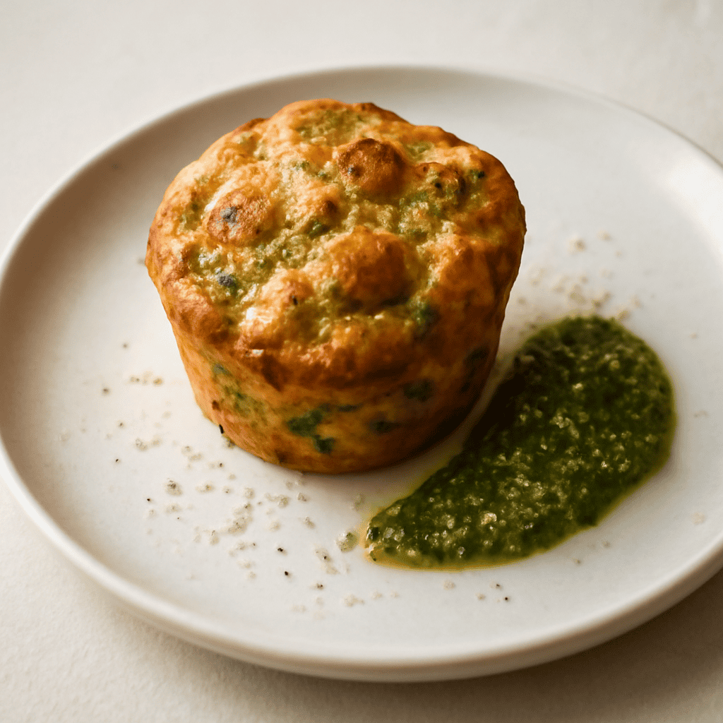 Muffin Pesto e Salsiccia