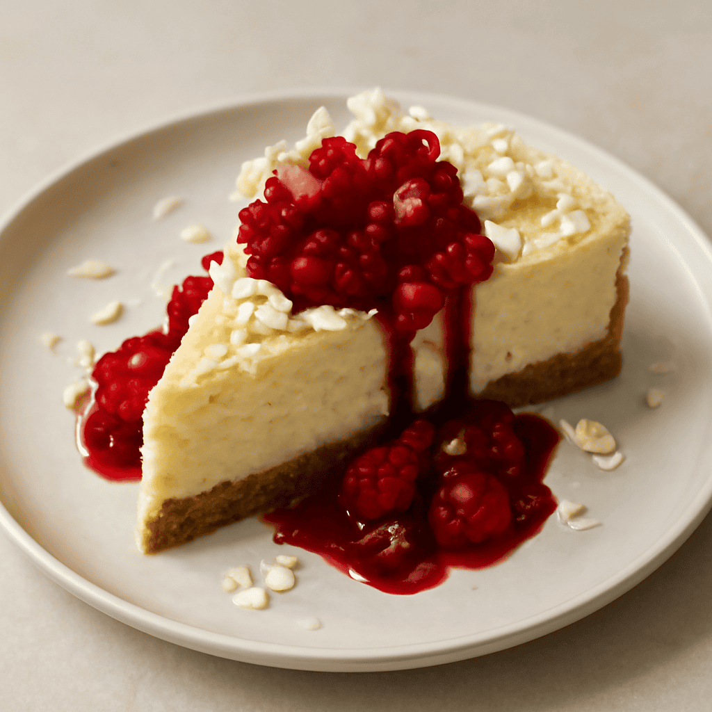 New York Cheese Cake con granellona e cioccolato bianco