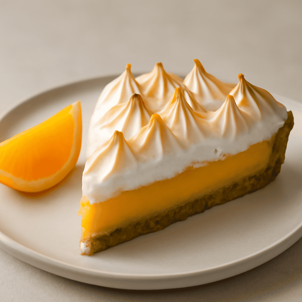 Orange meringue pie