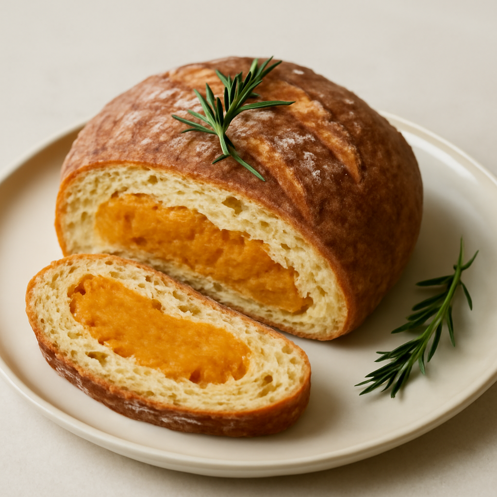 PAN BAULETTO ALLA ZUCCA E ROSMARINO