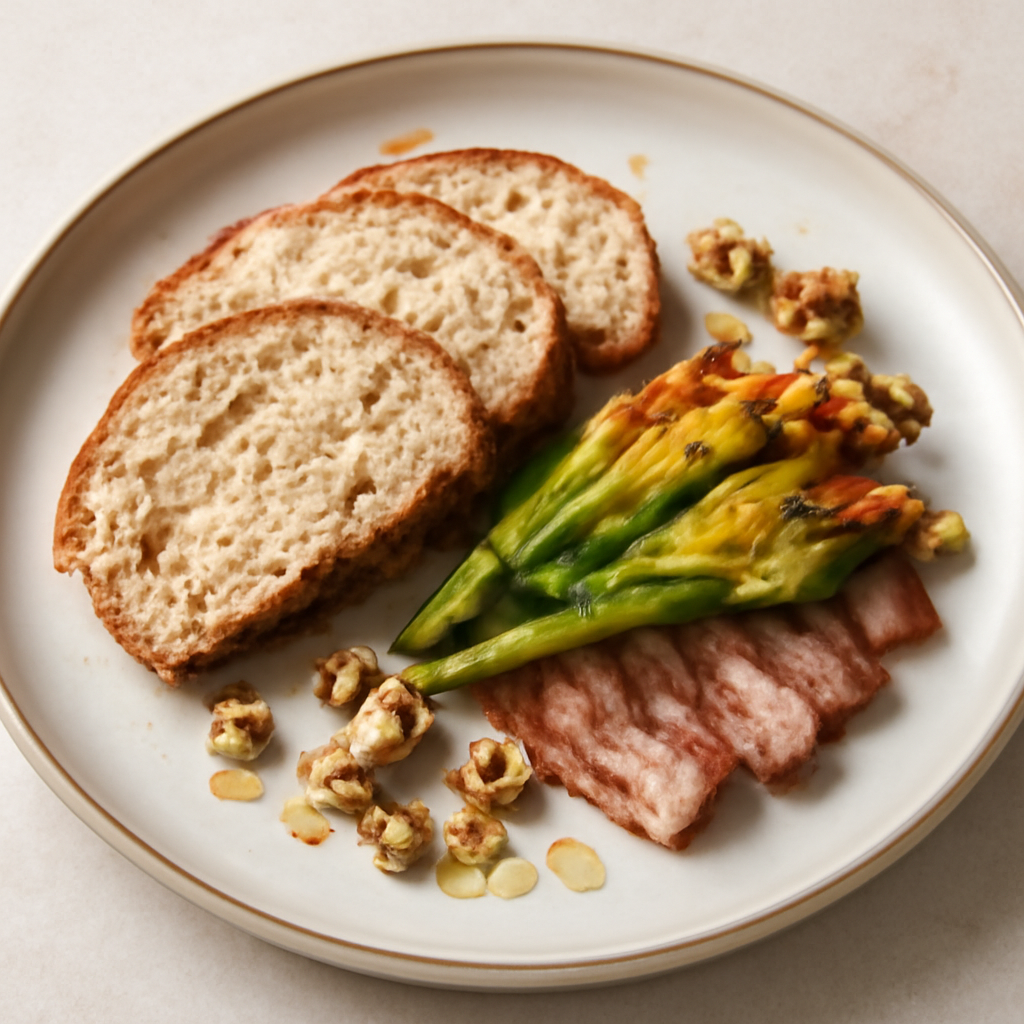 Pane alla ricotta e noci