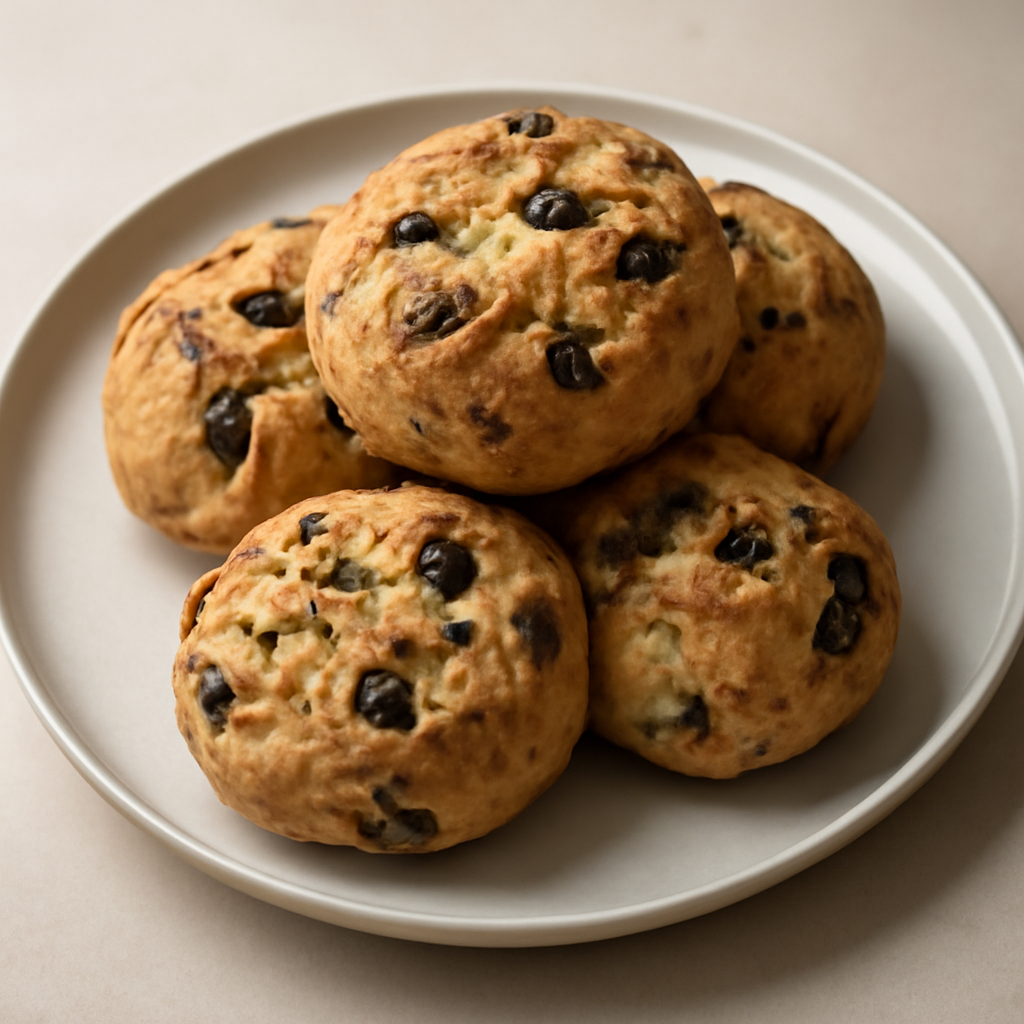 Panetti di olive e cipolle