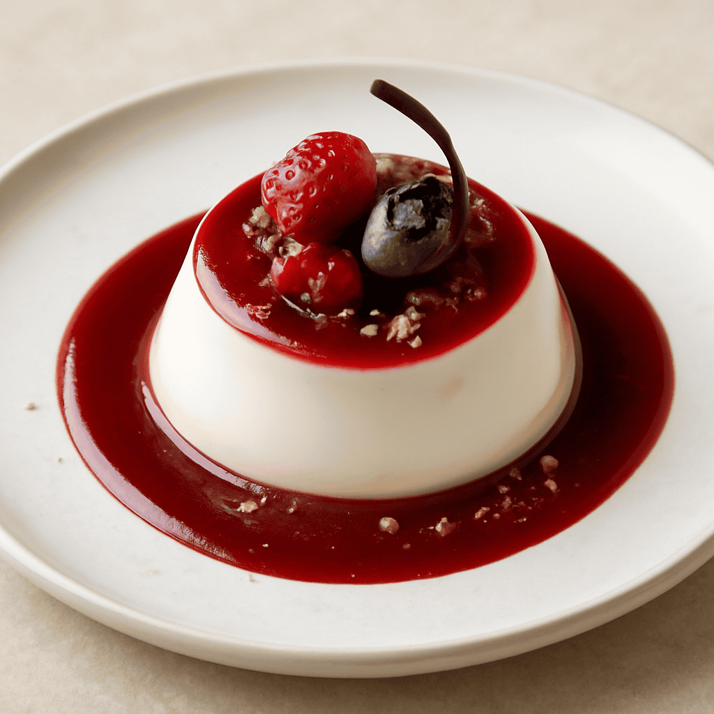 Panna Cotta ai Frutti di Bosco