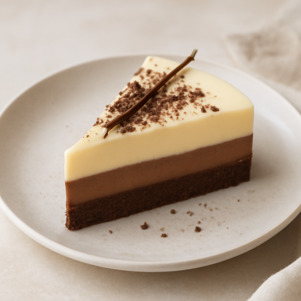 Panna cotta ai tre cioccolati