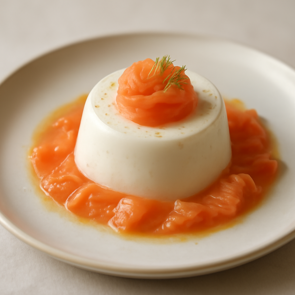 Panna cotta al salmone