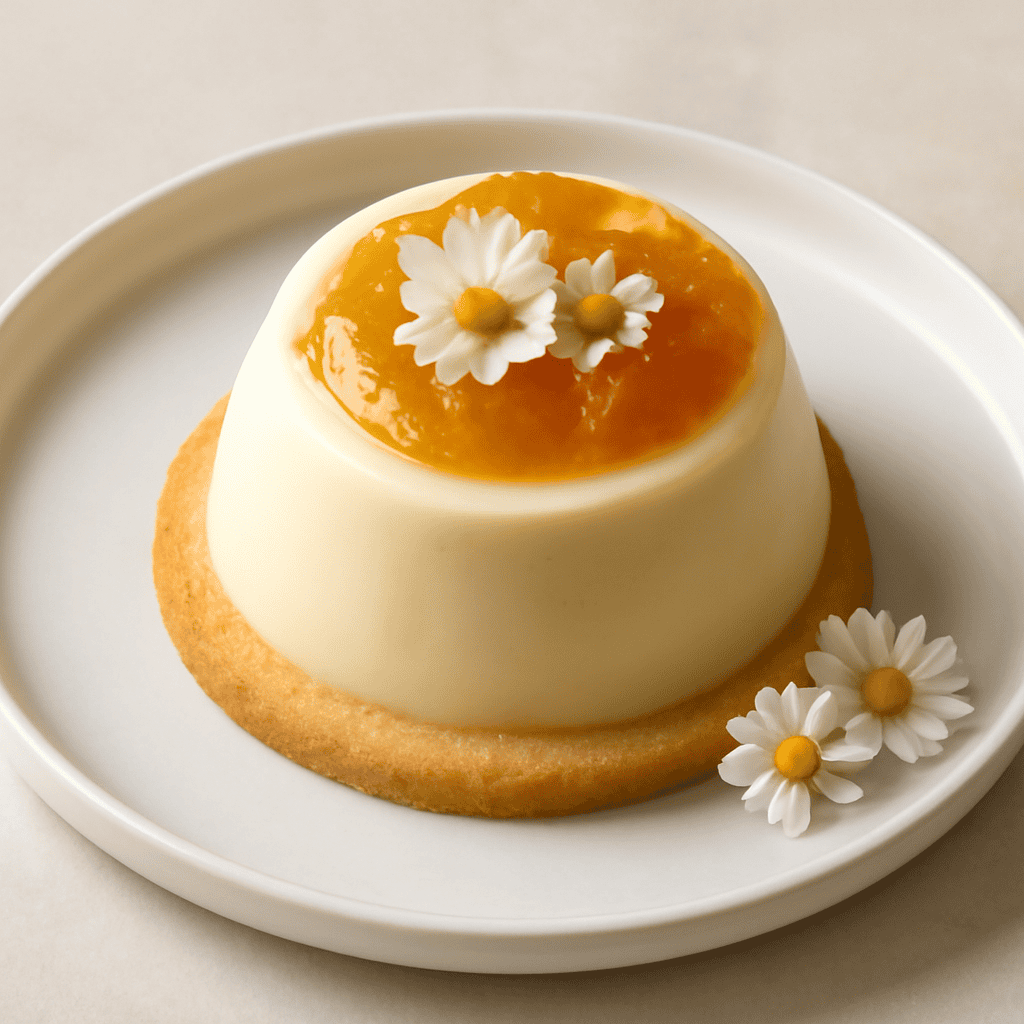 Panna cotta alla camomilla