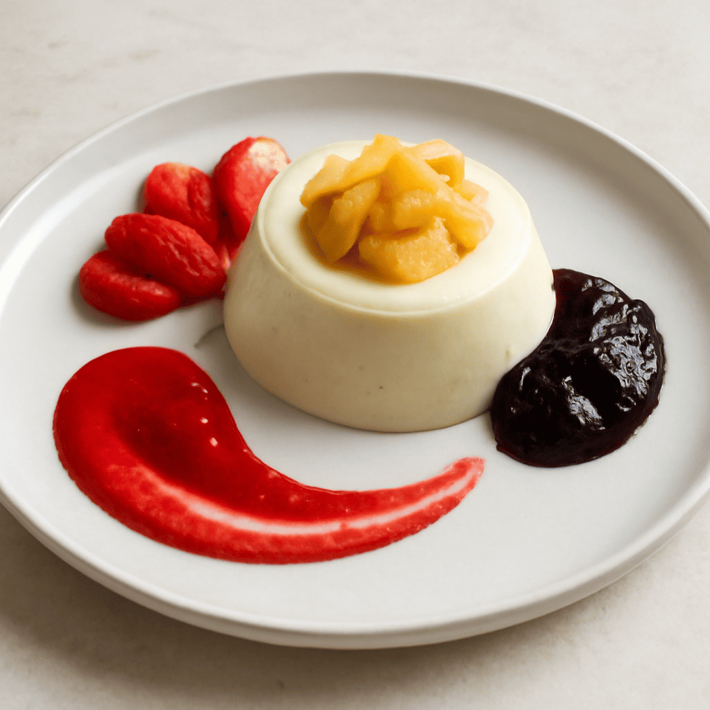 Panna cotta alle mele annurche