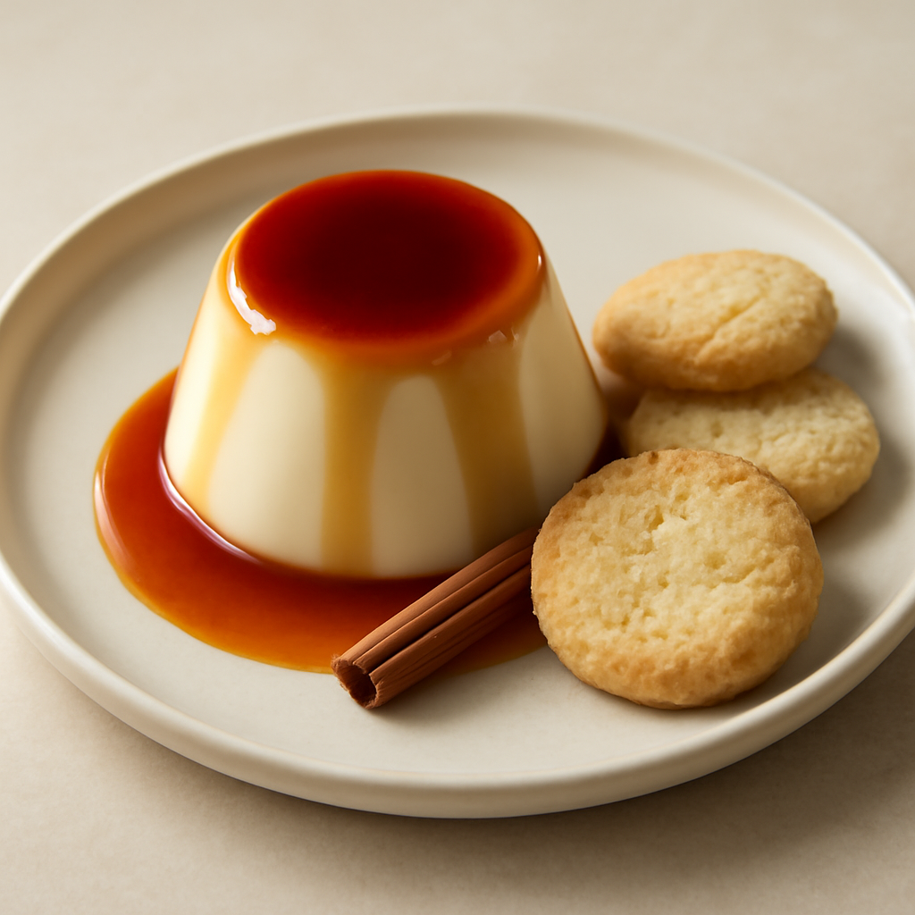 Panna cotta con frollini al marsala