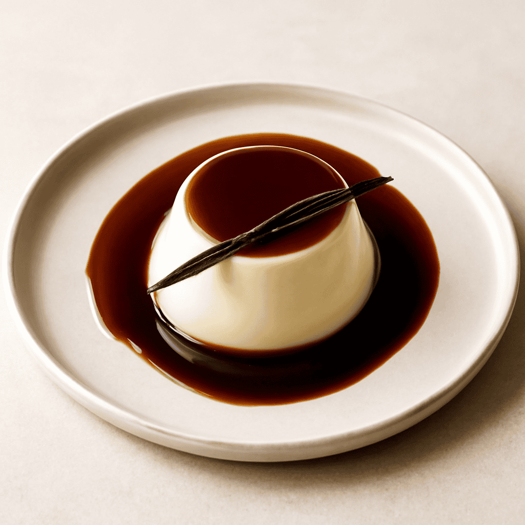 panna cotta e gelatina al caffè d’orzo