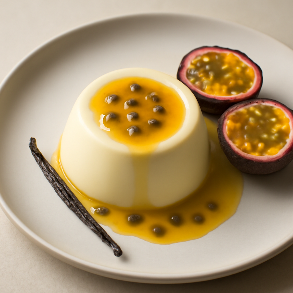 Panna cotta maracuia