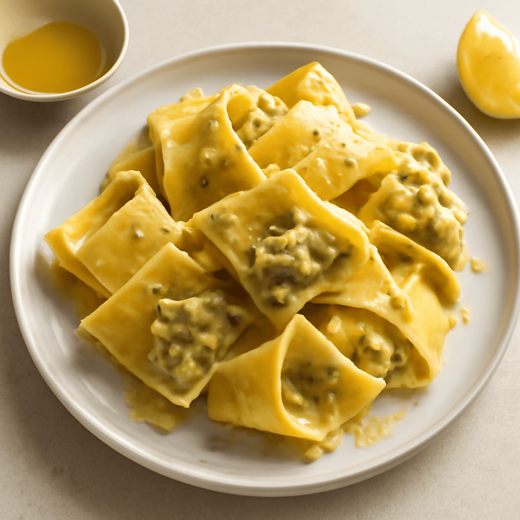 Pappardella ripiena di Patate e Carciofi