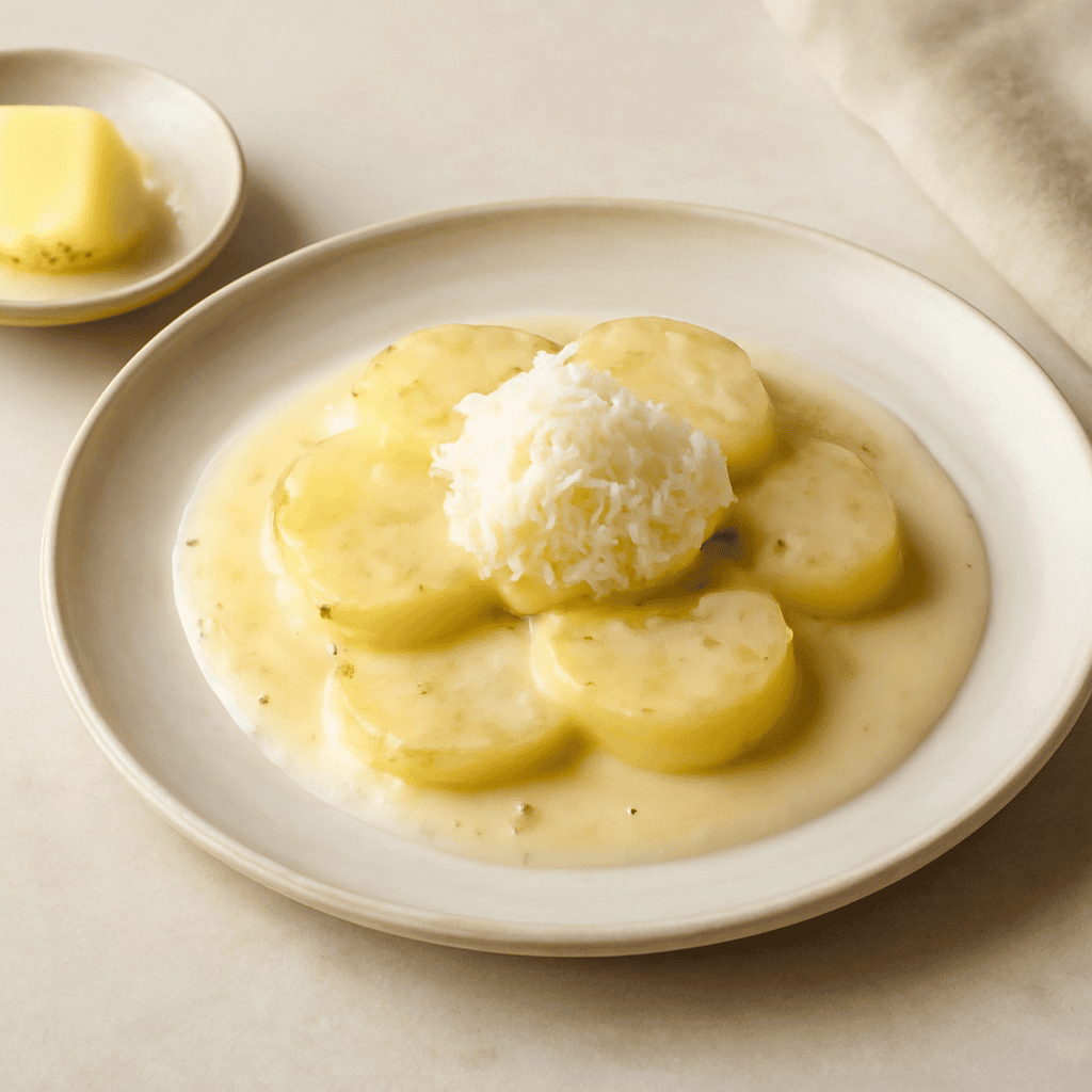 patata in salsa di pecorino