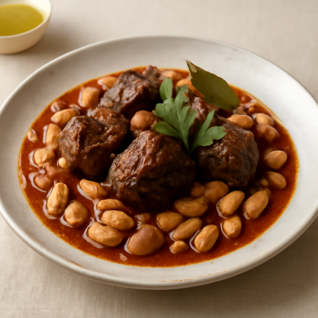 Peposo con Fagioli Cannellini