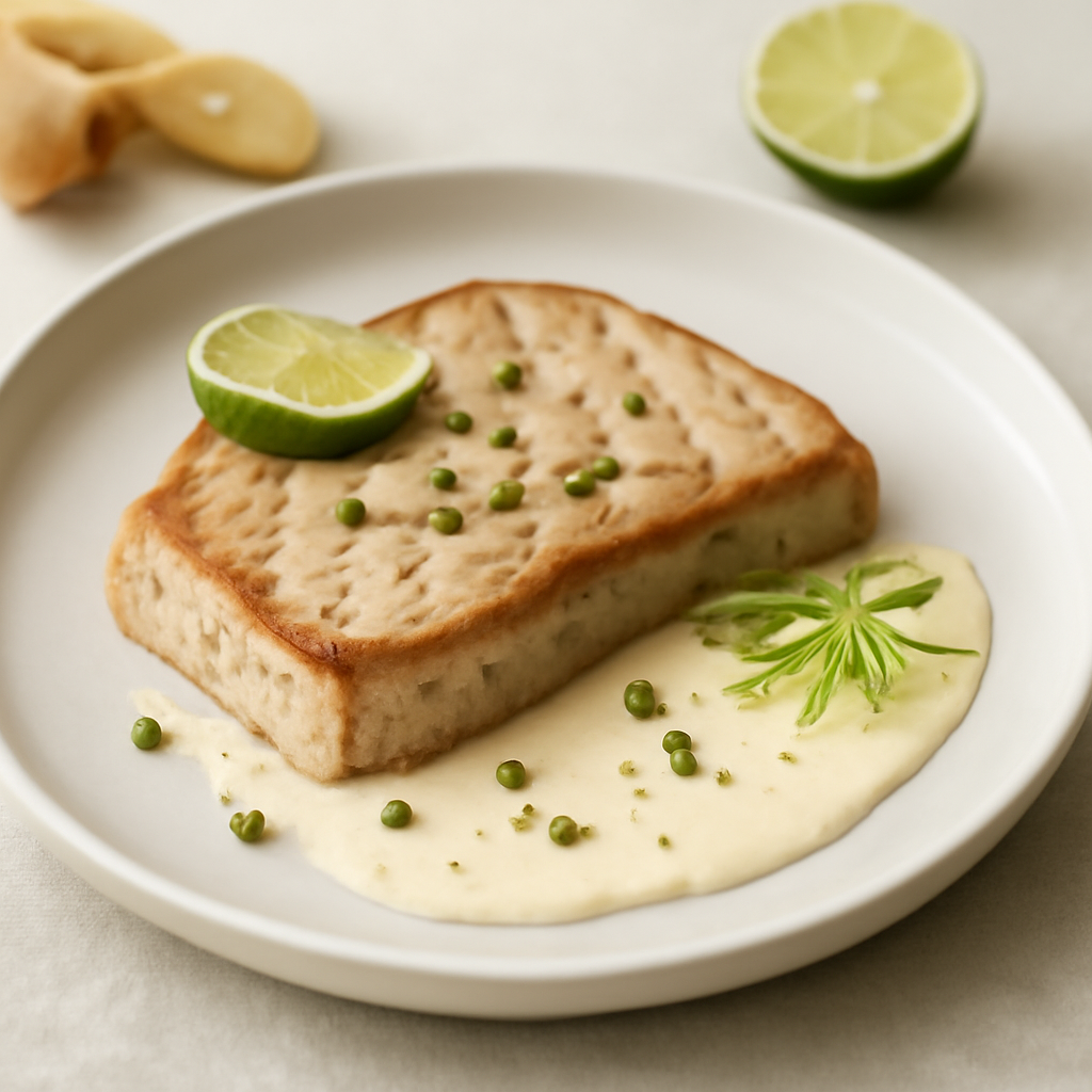 pesce spada al pepe verde con zenzero e lime