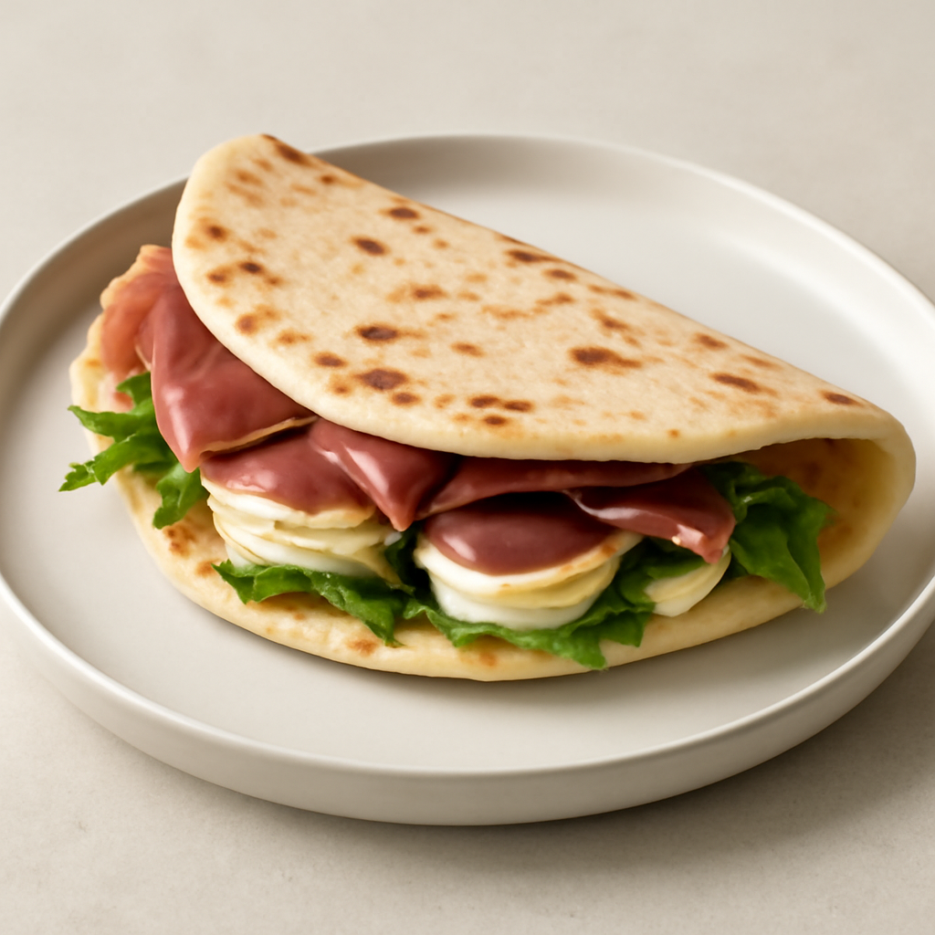 Piadina romagnola farcita